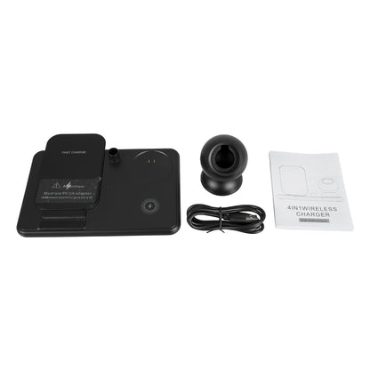 79699 Επιτραπέζια Σταθερή Βάση Ασύρματης Φόρτισης Fast Charging για Κινητά - Earphones - Smart Watches - Pencil 4 Καναλιών - 1 Channel 15W Max (Phone) - 2 Channel 3W (Airpod) - 3 Channel 2W (Watch) - 4 Channel 2W (Pencil)