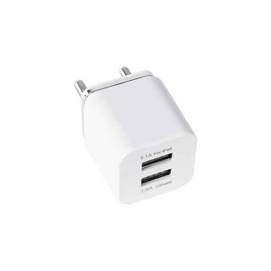 79701 Φορτιστής Πρίζας Charger 1x Type-A USB Port 1.0 & 1x Type-A USB Port 2.1 For IPad DC 5V 3.1A Max 15W