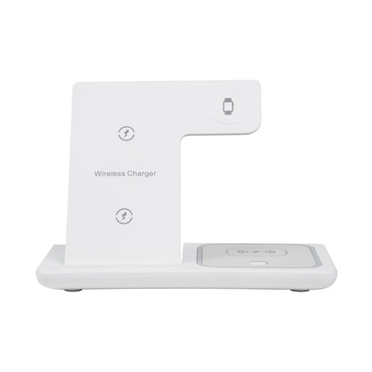 79706 Επιτραπέζια Σταθερή Βάση Ασύρματης Φόρτισης Fast Charging για Κινητά - Earphones - Smart Watches 15W Max - Λευκό