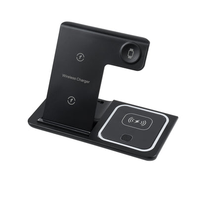 79707 Επιτραπέζια Σταθερή Βάση Ασύρματης Φόρτισης Fast Charging για Κινητά - Earphones - Smart Watches 15W Max - Μαύρο