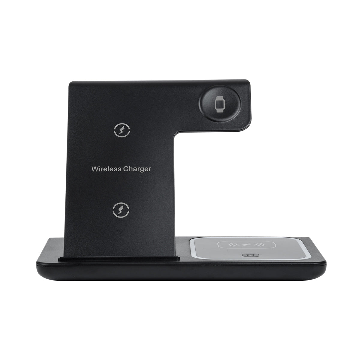 79707 Επιτραπέζια Σταθερή Βάση Ασύρματης Φόρτισης Fast Charging για Κινητά - Earphones - Smart Watches 15W Max - Μαύρο