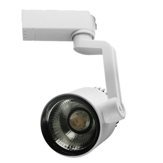 S-40043 Διφασικό Bridgelux COB LED Φωτιστικό Σποτ Ράγας 15W 230V 1500lm 24° Θερμό Λευκό 3000k