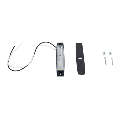 79900 Πλευρικά Φώτα Όγκου Φορτηγών LED 6 SMD 2835 DC 10-30V Πλαστικό PVC Αδιάβροχο IP66 Ψυχρό Λευκό 6000K