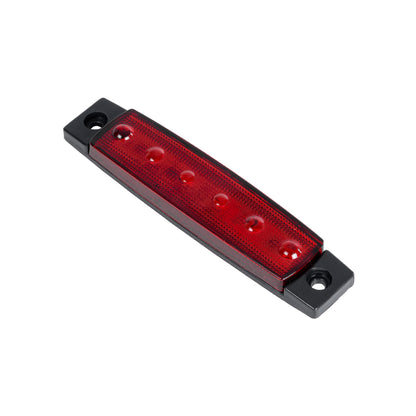 SIDEMARKER 79901 Φώτα Όγκου Οχημάτων LED 1.5W 75lm 120° DC 10-30V Αδιάβροχο IP66 Κόκκινο - 6 x SMD2835 Sanan Chip - Μ9.5 x Π2 x Υ1.1