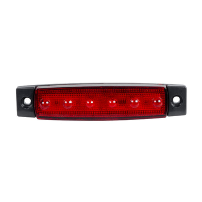 SIDEMARKER 79901 Φώτα Όγκου Οχημάτων LED 1.5W 75lm 120° DC 10-30V Αδιάβροχο IP66 Κόκκινο - 6 x SMD2835 Sanan Chip - Μ9.5 x Π2 x Υ1.1