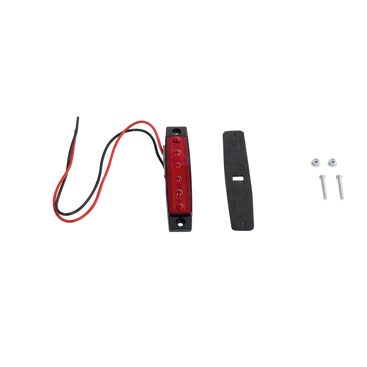 SIDEMARKER 79901 Φώτα Όγκου Οχημάτων LED 1.5W 75lm 120° DC 10-30V Αδιάβροχο IP66 Κόκκινο - 6 x SMD2835 Sanan Chip - Μ9.5 x Π2 x Υ1.1