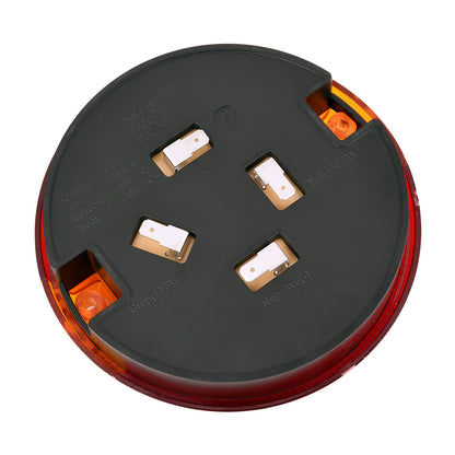 79927 Πίσω Φανάρι Φορτηγού 20 LED DC 24V Στρογγυλό Universal Αδιάβροχο IP66 Κόκκινο - Πορτοκαλί