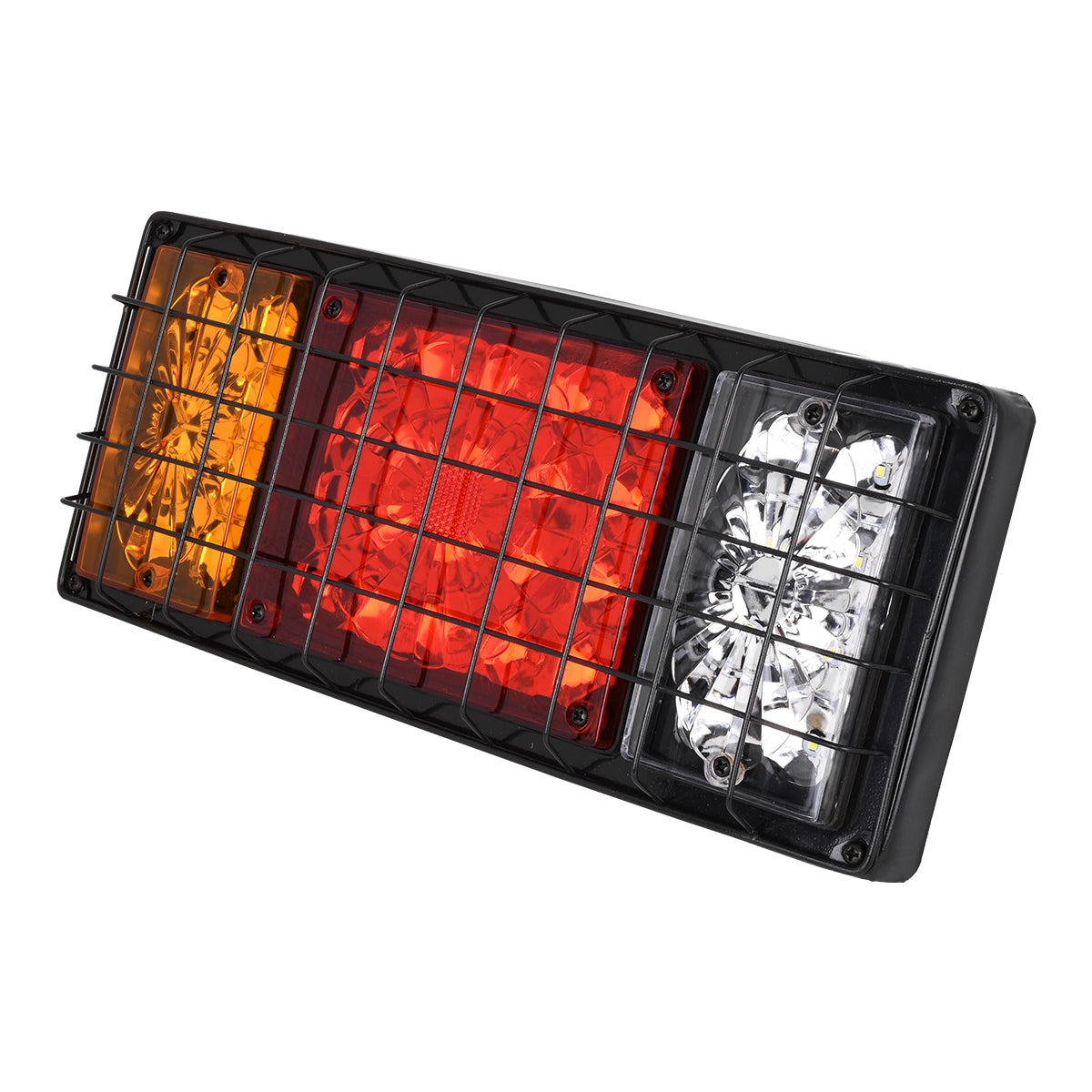 TAILIGHT 79928 Πίσω Φανάρι Οχημάτων LED 18W 900lm 140° DC 12V Αδιάβροχο IP65 Πορτοκαλί & Κόκκινο & Ψυχρό Λευκό 6000Κ - Μ33.5 x Π5 x Υ15