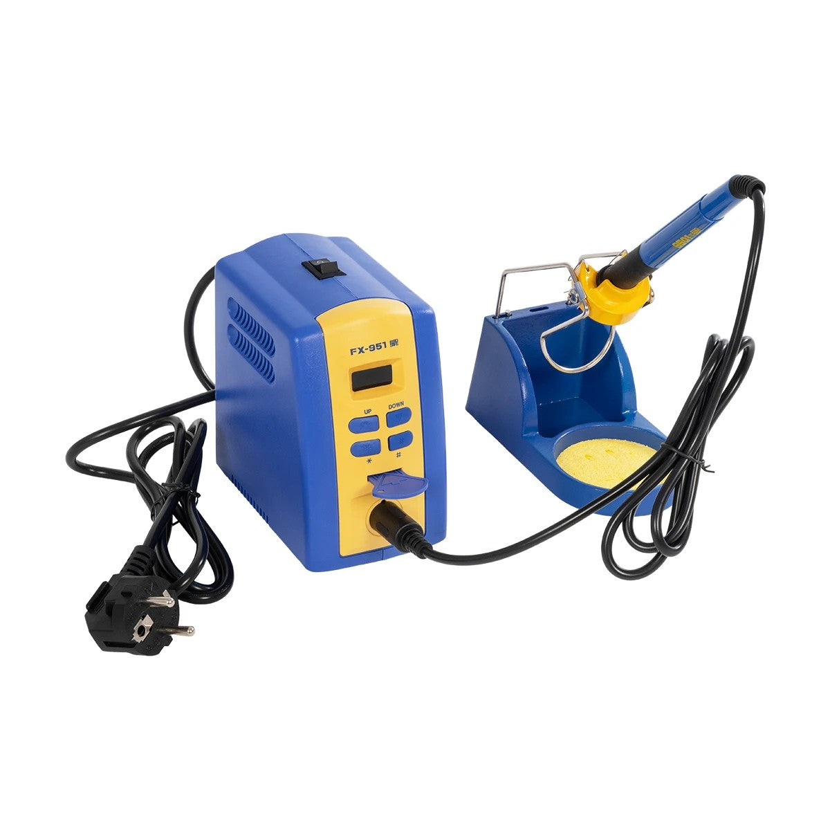 HAKKO FX-951 79980 Ψηφιακός Σταθμός Συγκόλλησης με Ψηφιακή Οθόνη & Κολλητήρι 75W AC 220-240V IP20 - Μ8 x Π13.1 x Υ13