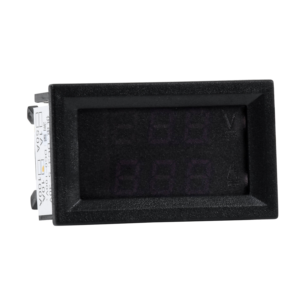 79988 Όργανο Μέτρησης Τάσης Βολτόμετρο - Αμπερόμετρο με Οθόνη LED Display DC 0 έως 100V - Ampere 0 έως 9.99A Κόκκινο Πορτοκαλί Μ5 x Π1.5 x Υ3cm