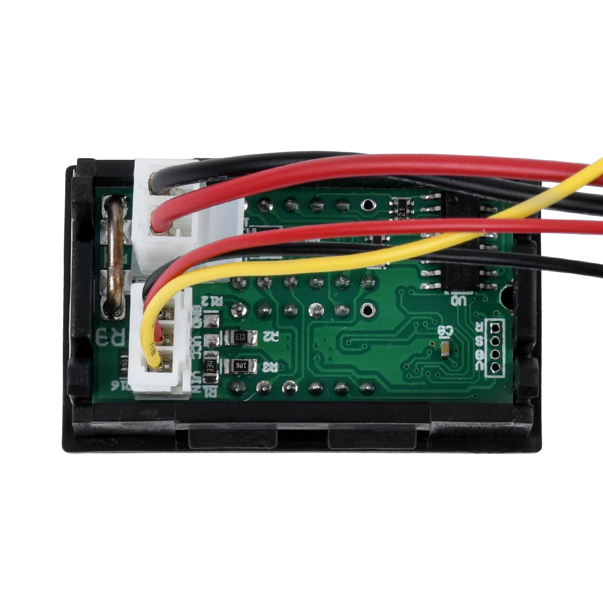 79988 Όργανο Μέτρησης Τάσης Βολτόμετρο - Αμπερόμετρο με Οθόνη LED Display DC 0 έως 100V - Ampere 0 έως 9.99A Κόκκινο Πορτοκαλί Μ5 x Π1.5 x Υ3cm