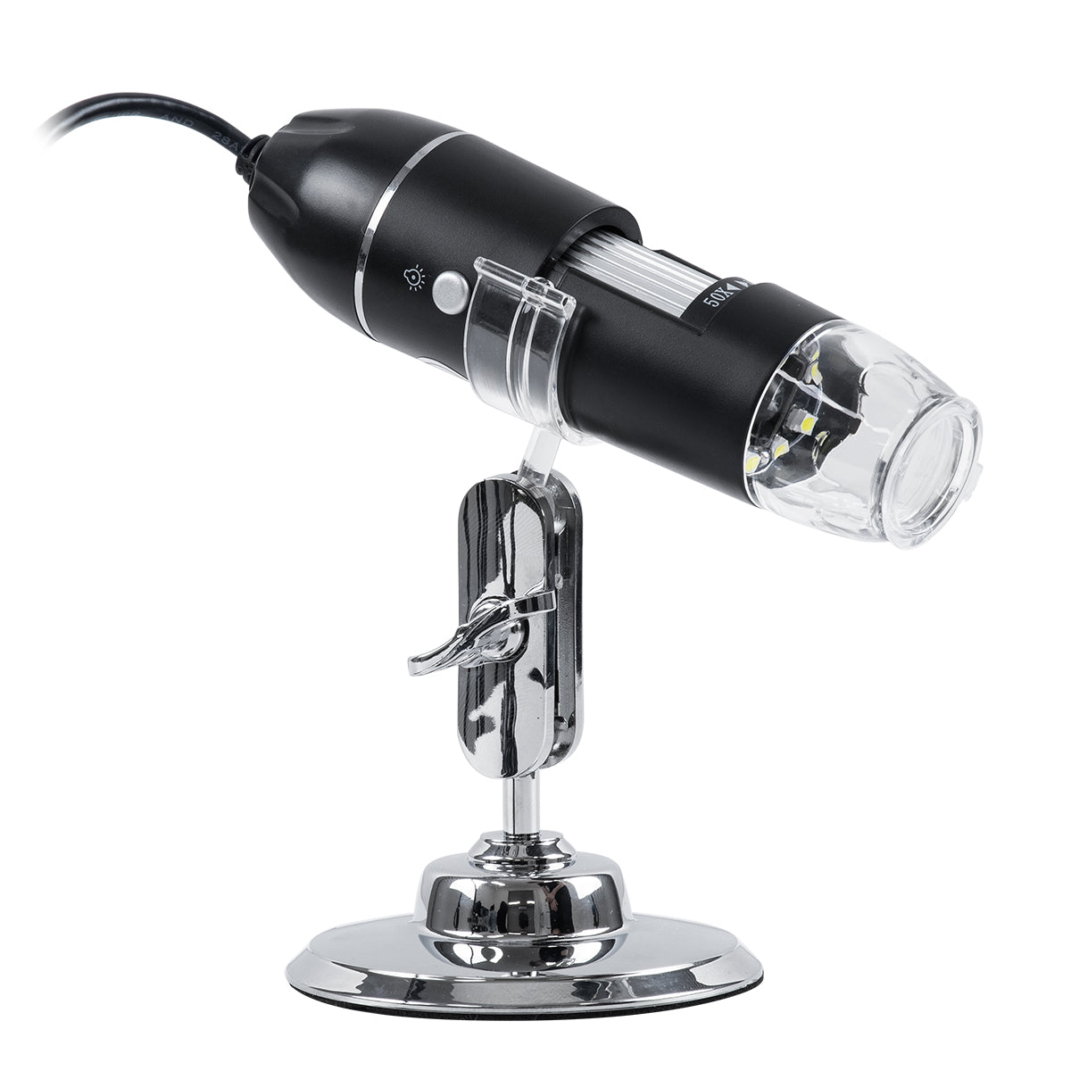 MICROCAM 79995 Ψηφιακό Ηλεκτρονικό Μικροσκόπιο / Κάμερα 2MP 1600x1200px με x1600 Zoom Mode & 8 LED DC 5V με USB-C IP20 - Μ3.5 x Π3.5 x Υ12