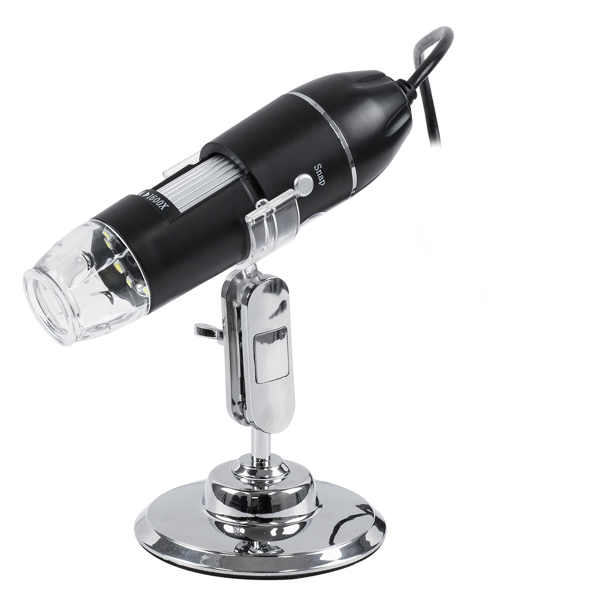MICROCAM 79995 Ψηφιακό Ηλεκτρονικό Μικροσκόπιο / Κάμερα 2MP 1600x1200px με x1600 Zoom Mode & 8 LED DC 5V με USB-C IP20 - Μ3.5 x Π3.5 x Υ12