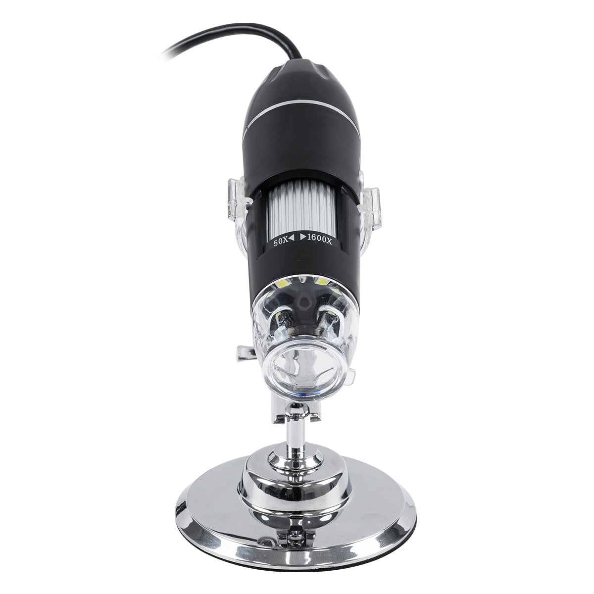 MICROCAM 79995 Ψηφιακό Ηλεκτρονικό Μικροσκόπιο / Κάμερα 2MP 1600x1200px με x1600 Zoom Mode & 8 LED DC 5V με USB-C IP20 - Μ3.5 x Π3.5 x Υ12