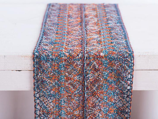 Δαντέλα Βαμβακερή Boho Τυρκουάζ 23x250εκ