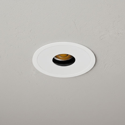 PINADO KLV-101-0127 Χωνευτό Φωτιστικό Downlight Σποτ LED 7W 840lm 15° AC 220-240V IP20 Θερμό Λευκό 2700K - Bridgelux COB Chip & TÜV SÜD Driver - Λευκό Ματ - Μ8.3 x Π8.3 x Υ8.2 / Q7.3