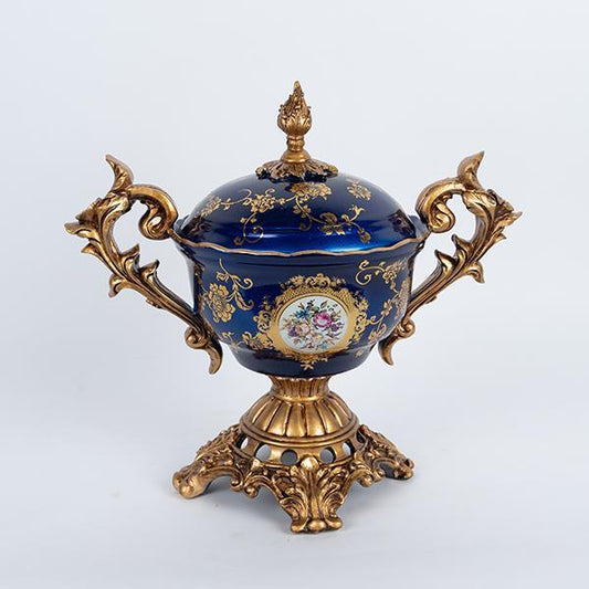 ΦΟΝΤΑΝΙΕΡΑ ΠΟΡΣΕΛΑΝΙΝΗ ΜΕ ΠΟΛΥΡΕΖΙΝ ΜΠΛΕ 39x22x35