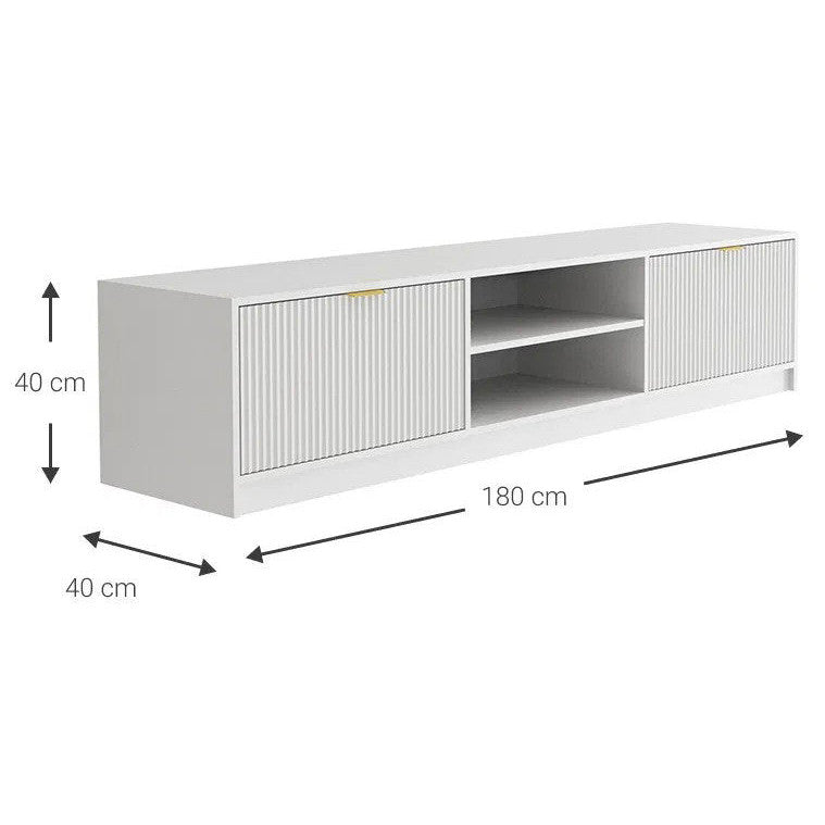 TV Stand Allegro Plus White 180x40x40