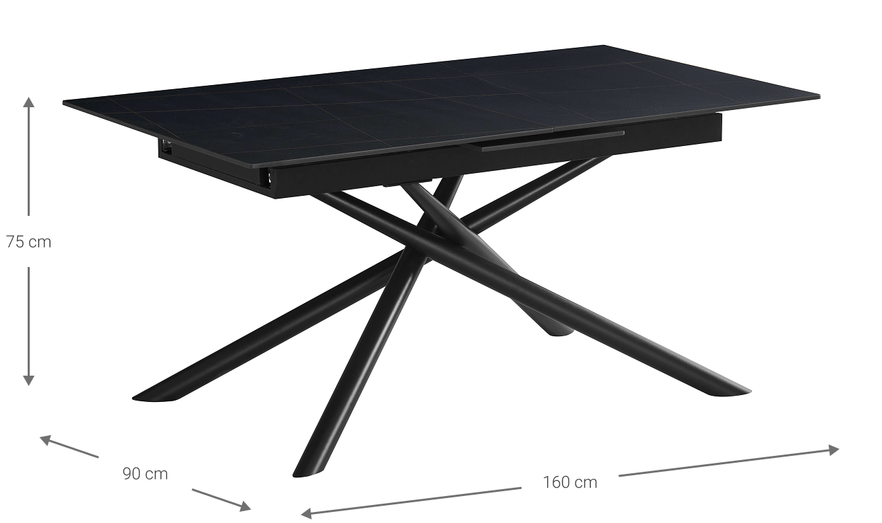 Τραπέζι Sullivan Επεκτεινόμενο 160x90x75