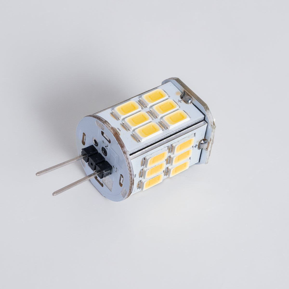 G4BACK 76136 Λάμπα G4 LED 6W 600lm 320° DC 12-24V IP20 Θερμό Λευκό 2700K Dimmable - Sanan SMD Chip - Back Pin - Μ1.9 x Π1.9 x Υ3.7