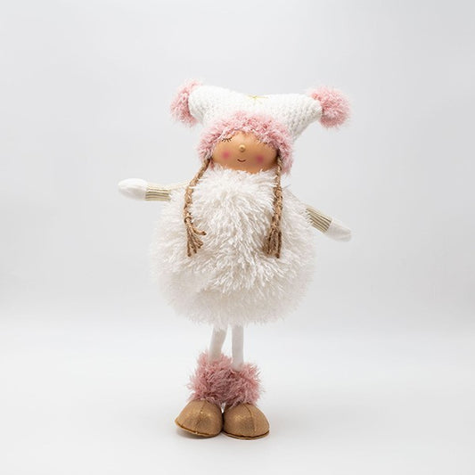 ΚΟΡΙΤΣΑΚΙ ME ΡΟΖ POM POM 21x16x44