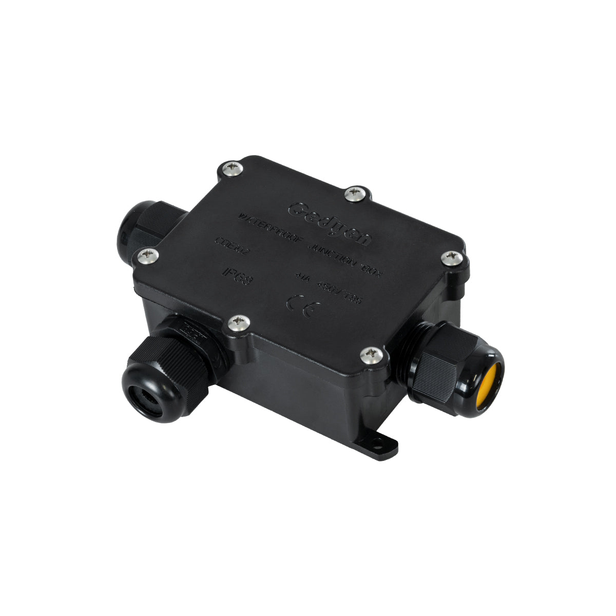 FAST-CONNECT 69922 Τριπλό Υ Αδιάβροχο IP68 Κυτίο Ταχείας Σύνδεσης & Διακλάδωσης Καλωδίων - 3 x Είσοδοι - Εσωτερική Τριπλή Κλέμα με Συμβατή Διατομή Καλωδίων 3 x 0.5mm² έως 3 x 2.5mm² - 450V 41A Max - Μ14 x Π9.5 x Υ4cm - Μαύρο