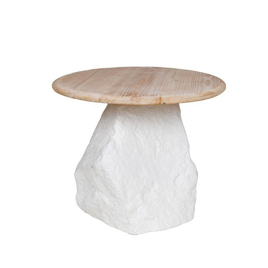 ΤΡΑΠΕΖΙ ΞΥΛΟ-ΠΟΛΥΡΕΖΙΝ ΛΕΥΚΟ-ΦΥΣΙΚΟ 60x60x44