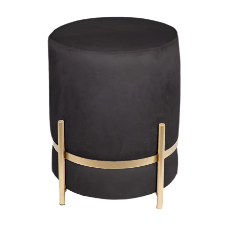 ΣΚΑΜΠΟ ΒΕΛΟΥΔΟ ΜΑΥΡΟ ΜΕΤΑΛΛΙΚΑ ΠΟΔΙΑ ΧΡΥΣΑ 36x36x42