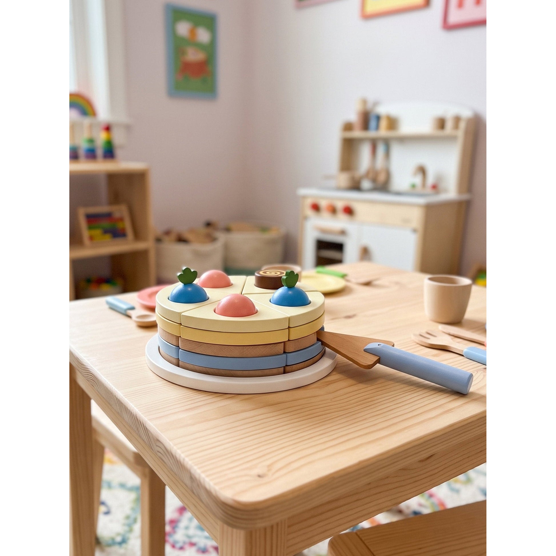 Παιδικό Σετ Σερβιρίσματος Τούρτας Joyland Cake 17x17x6.5