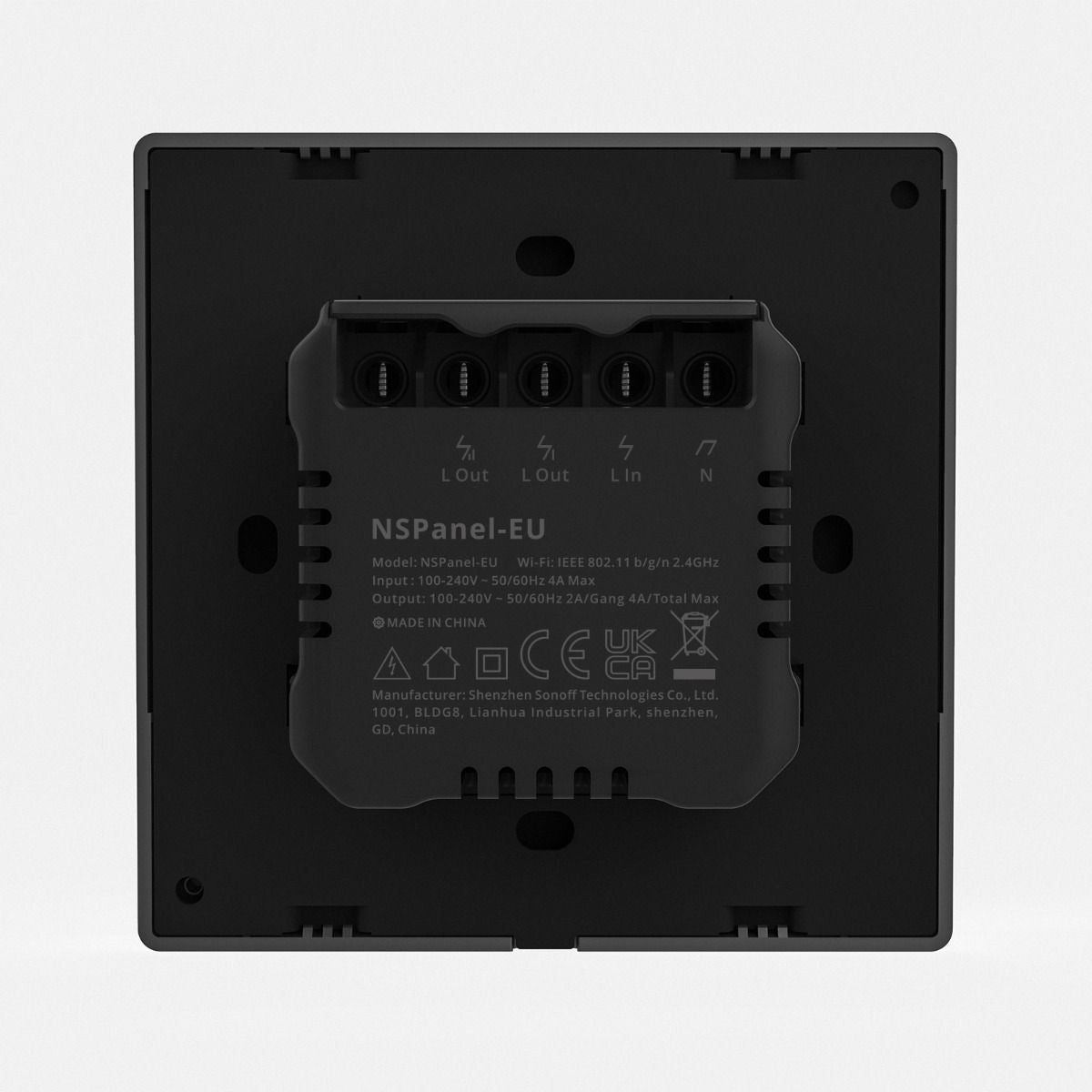 80058 SONOFF NSPanel-R2-2022-EU - Wi-Fi Smart Scene Wall Switch(86/EU Type) - Integrated HMI Panel - Smart Temperature Control