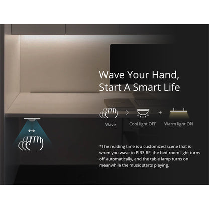 80064 SONOFF PIR3-RF – Smart 433MHZ RF PIR Motion Sensor 6m/110° Detection