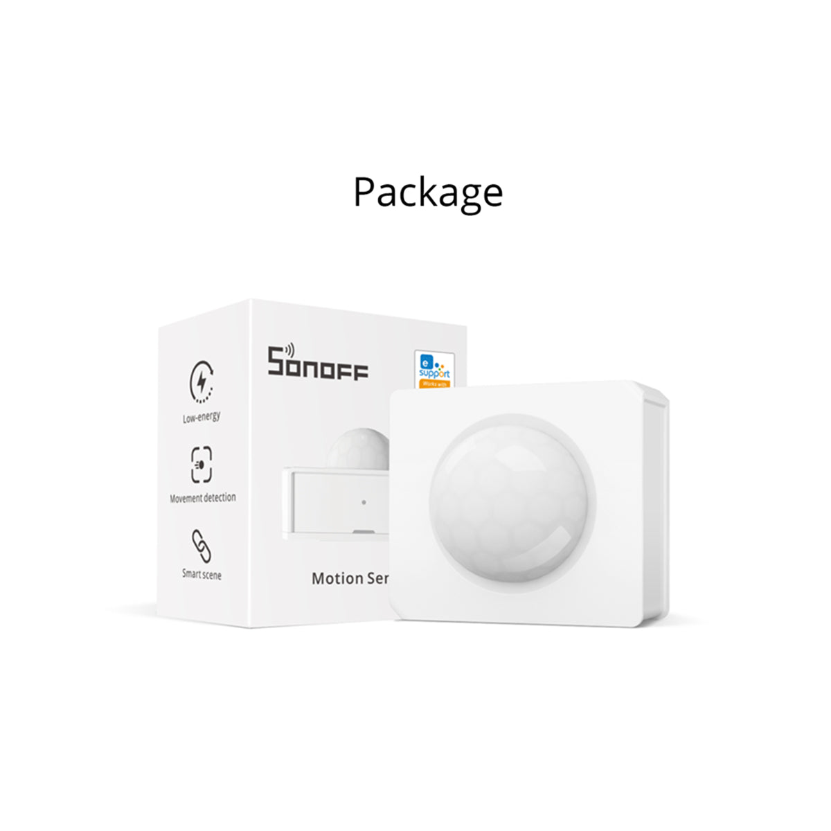 80064 SONOFF PIR3-RF – Smart 433MHZ RF PIR Motion Sensor 6m/110° Detection