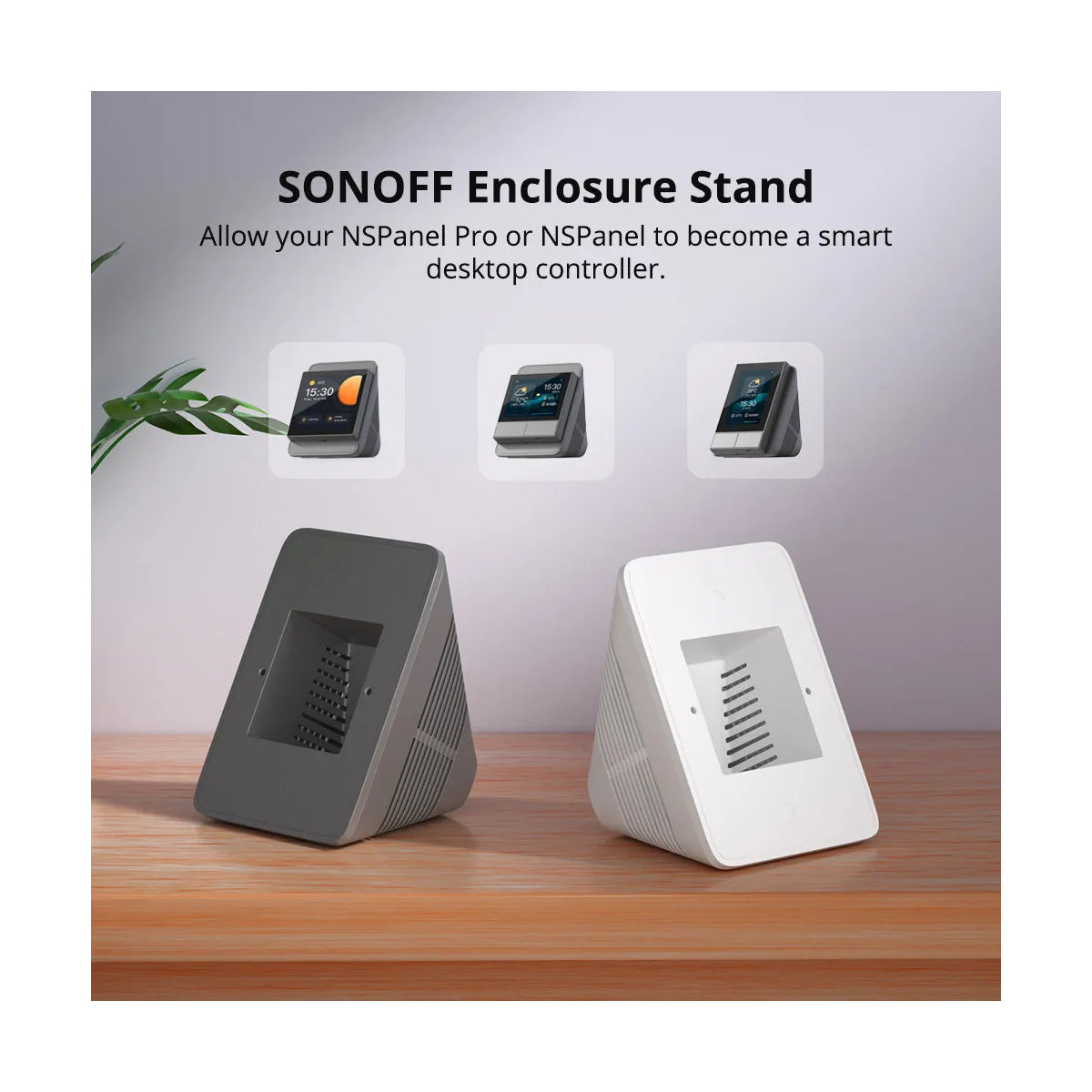80076 SONOFF StandB Enclosure Stand for NSPanel Pro or NSPanel White - Βάση για NSPanel Pro η NSPanel Λευκό
