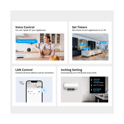 80079 SONOFF POW Elite POWR316D Smart WiFi Real Time Power Consumption AC 100-240V MAX 16A
