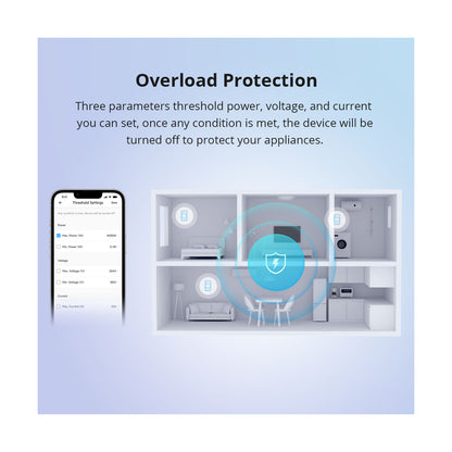 80079 SONOFF POW Elite POWR316D Smart WiFi Real Time Power Consumption AC 100-240V MAX 16A