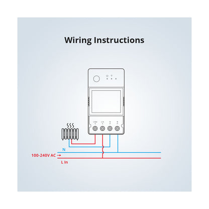 80079 SONOFF POW Elite POWR316D Smart WiFi Real Time Power Consumption AC 100-240V MAX 16A