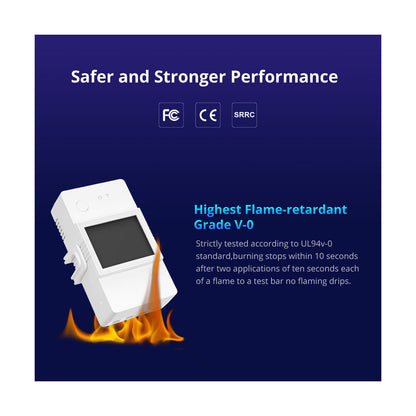 80079 SONOFF POW Elite POWR316D Smart WiFi Real Time Power Consumption AC 100-240V MAX 16A