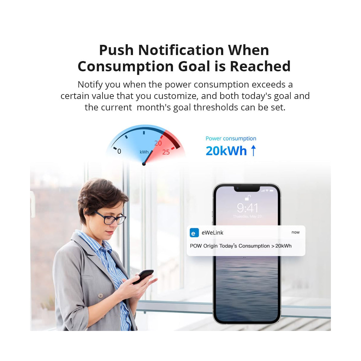 80083 SONOFF POWR316 POW ORIGIN Smart LAN & WiFi 2.4GHz Power Meter Switch AC 100-240V Max 16A