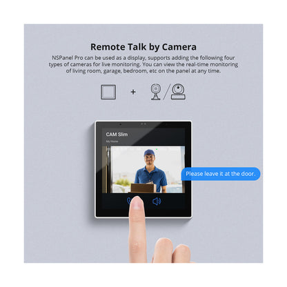 80095 SONOFF NSPanel86PW Wi-Fi & Zigbee 3.0 Smart Scene Wall Switch (86/EU Type) - AC 100-240V - Integrated HMI Touch Panel - Smart Controller & Gateway for All Smart Devises