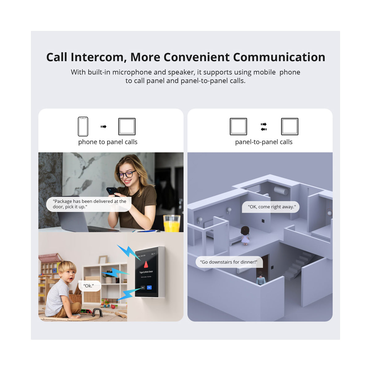 80095 SONOFF NSPanel86PW Wi-Fi & Zigbee 3.0 Smart Scene Wall Switch (86/EU Type) - AC 100-240V - Integrated HMI Touch Panel - Smart Controller & Gateway for All Smart Devises