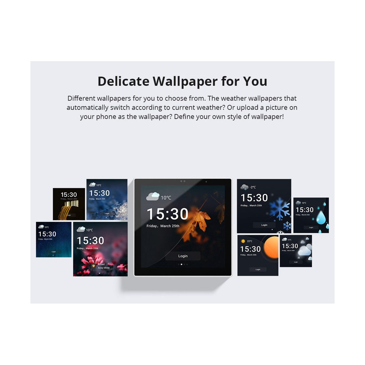 80095 SONOFF NSPanel86PW Wi-Fi & Zigbee 3.0 Smart Scene Wall Switch (86/EU Type) - AC 100-240V - Integrated HMI Touch Panel - Smart Controller & Gateway for All Smart Devises