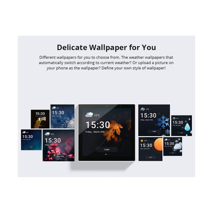 80095 SONOFF NSPanel86PW Wi-Fi & Zigbee 3.0 Smart Scene Wall Switch (86/EU Type) - AC 100-240V - Integrated HMI Touch Panel - Smart Controller & Gateway for All Smart Devises