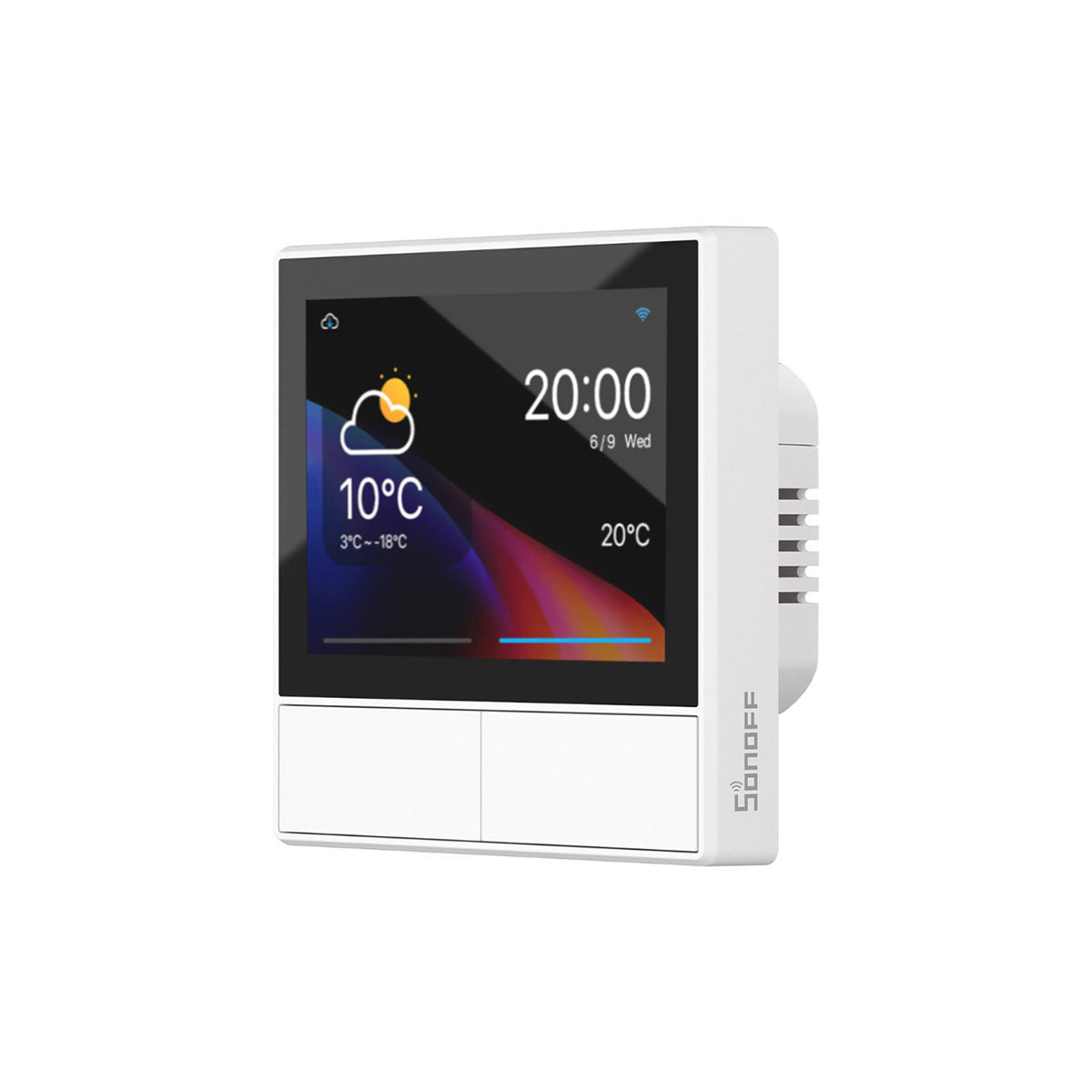 80096 SONOFF NSPanel-EUW - Wi-Fi Smart Scene Wall Switch (86/EU Type) - Integrated HMI Touch Panel - Smart Controller & Gateway for All Smart Devises
