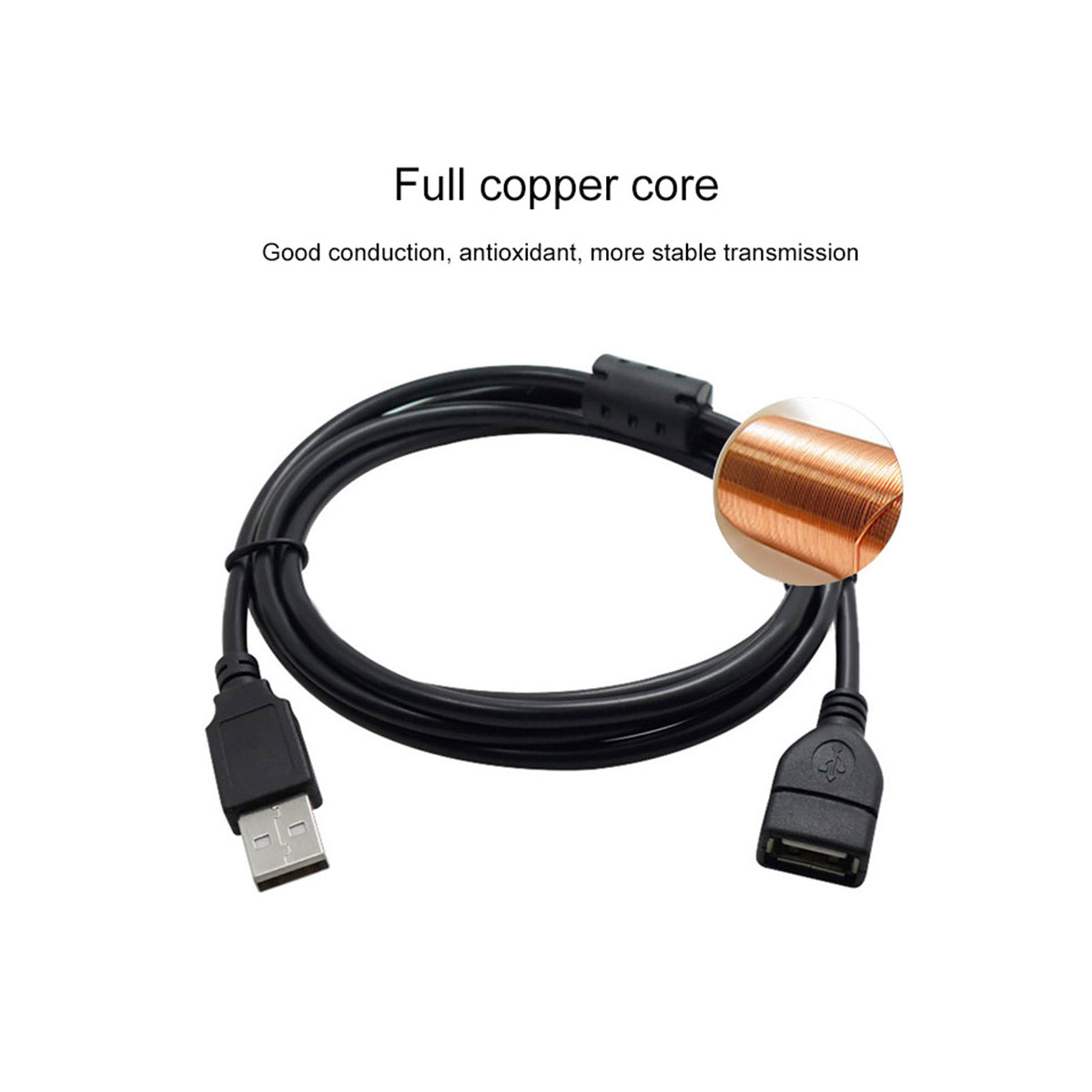 80104 SONOFF USB Male to Female Extension Cable 2.0 Cable Length 150cm