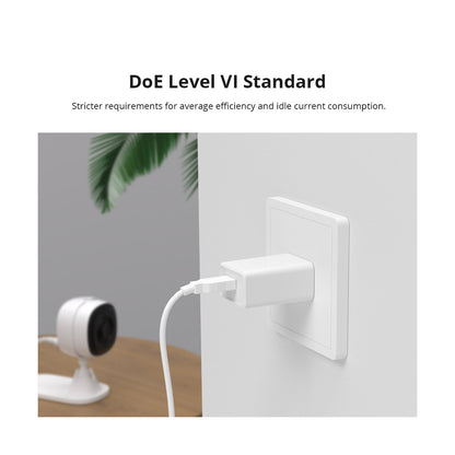 80108 SONOFF Power DC 5V/2A AC 100-240V Type E/F Adapter for Smart Lighting & Home Security Gateway Support ZB Bridge - RF BridgeR2 433 - ZB Bridge Pro