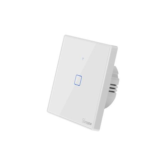 80130 SONOFF T2EU1C-RF - 433MHz Wireless Smart Wall Touch Button Switch AC 100-240V Max 2A (2A/Way) 1 Way - RF Series