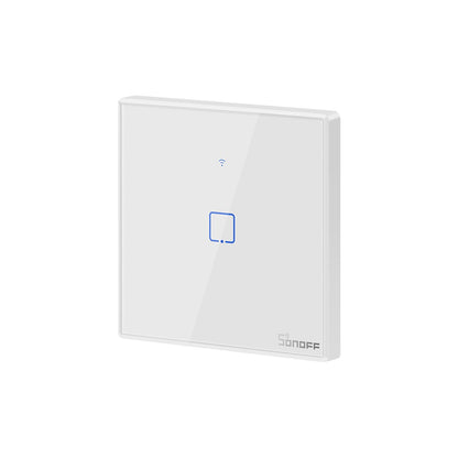 80130 SONOFF T2EU1C-RF - 433MHz Wireless Smart Wall Touch Button Switch AC 100-240V Max 2A (2A/Way) 1 Way - RF Series