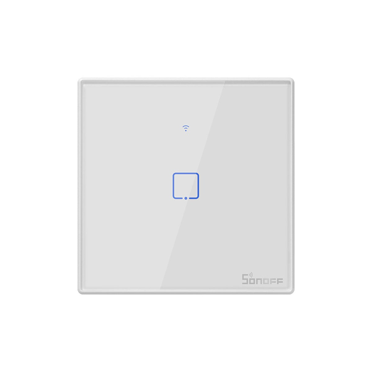 80130 SONOFF T2EU1C-RF - 433MHz Wireless Smart Wall Touch Button Switch AC 100-240V Max 2A (2A/Way) 1 Way - RF Series