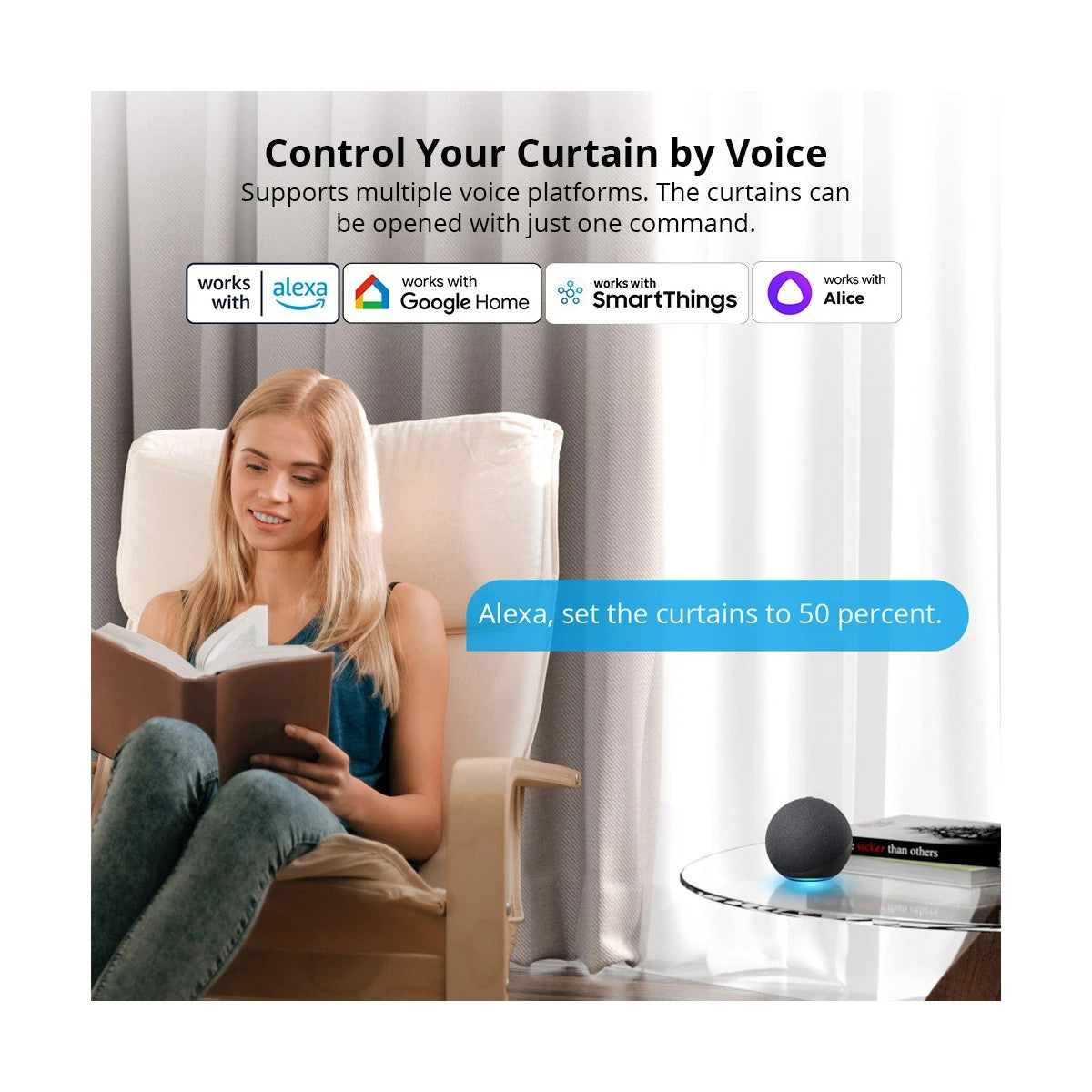 80133 SONOFF ZBCurtain - Zigbee Smart Curtain Motor