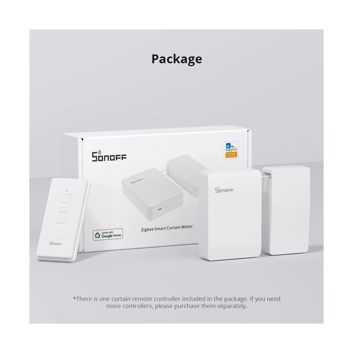 80133 SONOFF ZBCurtain - Zigbee Smart Curtain Motor